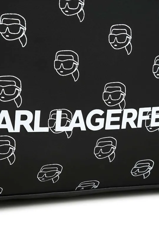 μαύρο Τσάντα τρόλεϊ με λειτουργία κύλισης Karl Lagerfeld