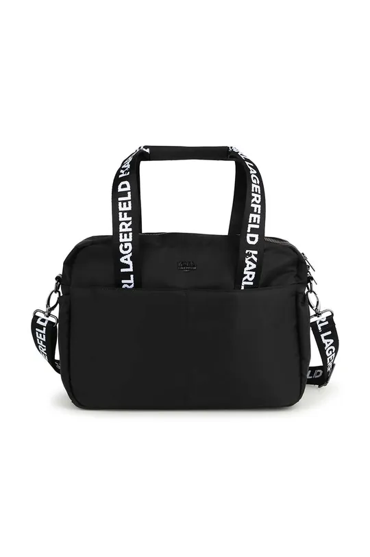 μαύρο Τσάντα τρόλεϊ με λειτουργία κύλισης Karl Lagerfeld