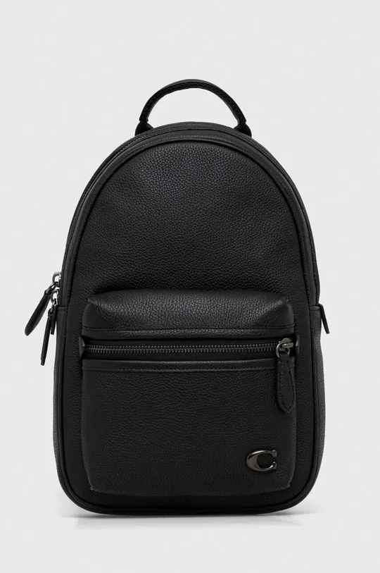 čierna Kožený ruksak Coach Pánsky