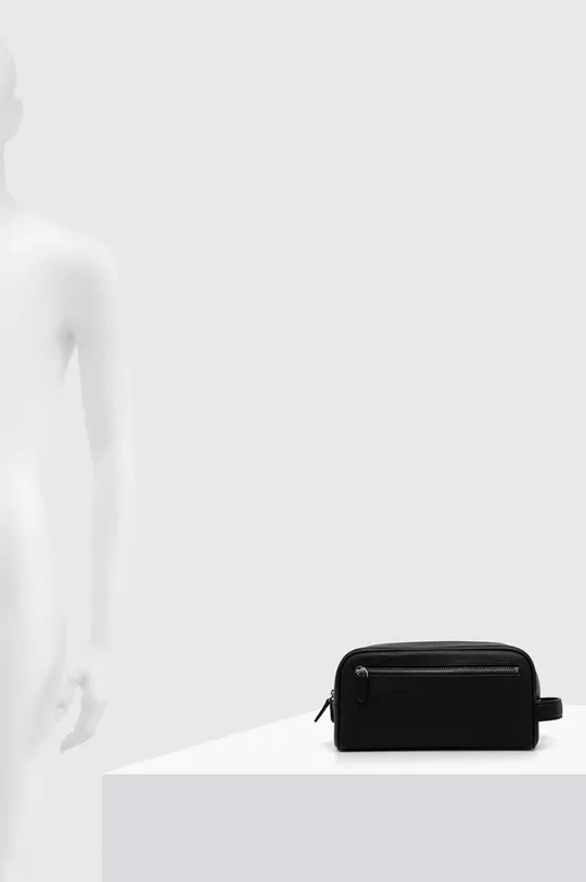 Usnjena kozmetična torbica Polo Ralph Lauren Moški