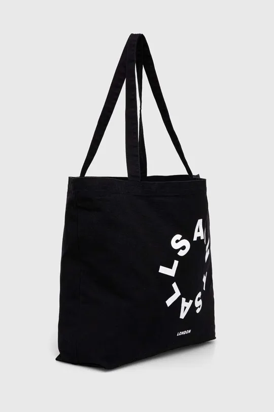 Βαμβακερή τσάντα AllSaints Tierra μαύρο