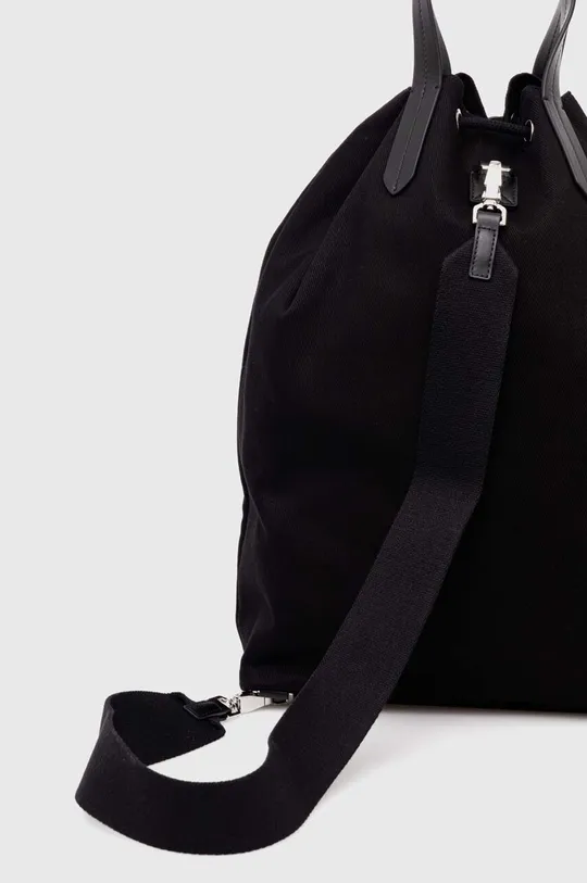 μαύρο Βαμβακερή τσάντα Emporio Armani