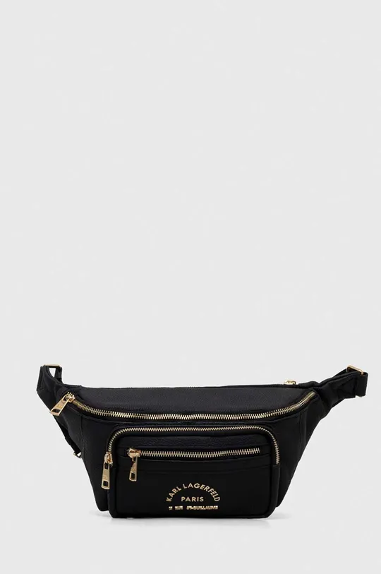 μαύρο Δερμάτινη τσάντα φάκελος Karl Lagerfeld Ανδρικά