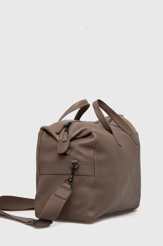 Шкіряна сумка Marc O'Polo коричневий