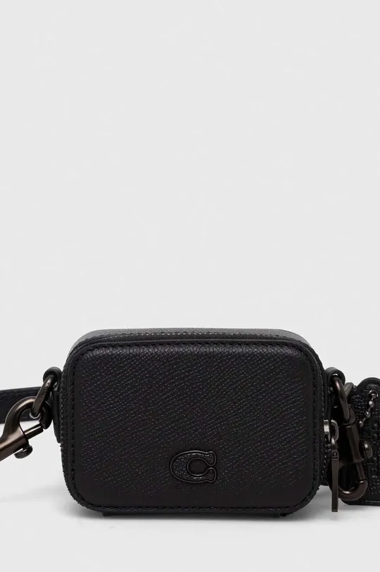 μαύρο Δερμάτινη τσάντα Coach Unisex