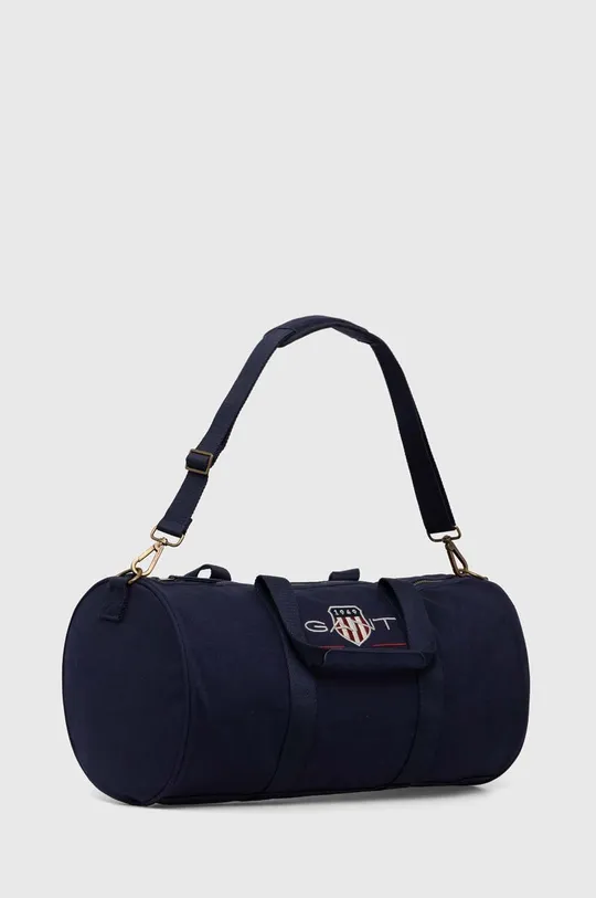 Βαμβακερή τσάντα Gant σκούρο μπλε