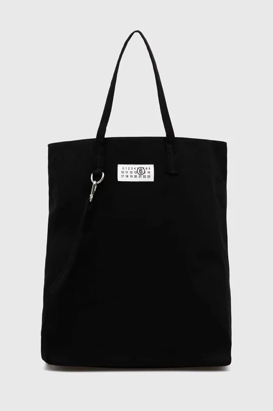 μαύρο Τσάντα MM6 Maison Margiela Canvas Tote Bag Unisex