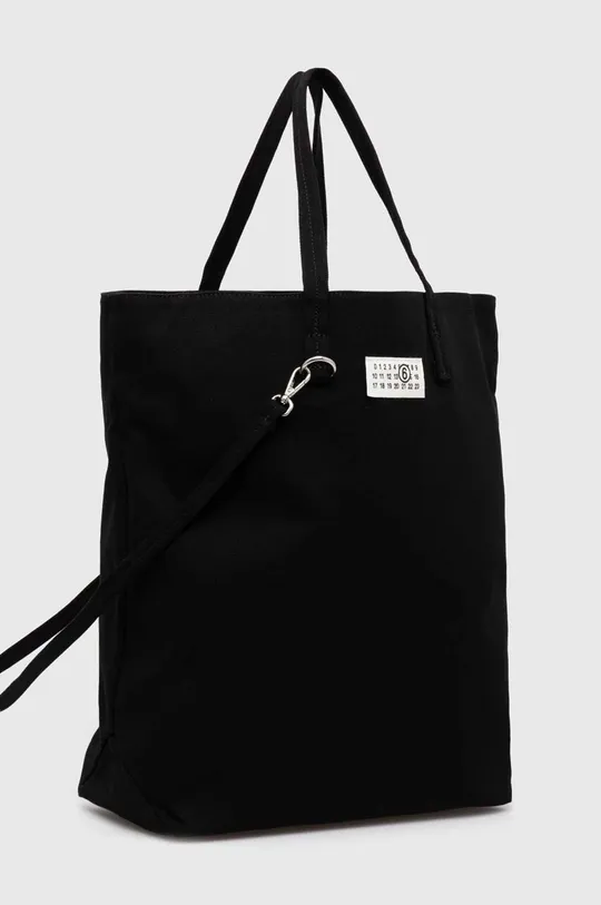 Τσάντα MM6 Maison Margiela Canvas Tote Bag μαύρο