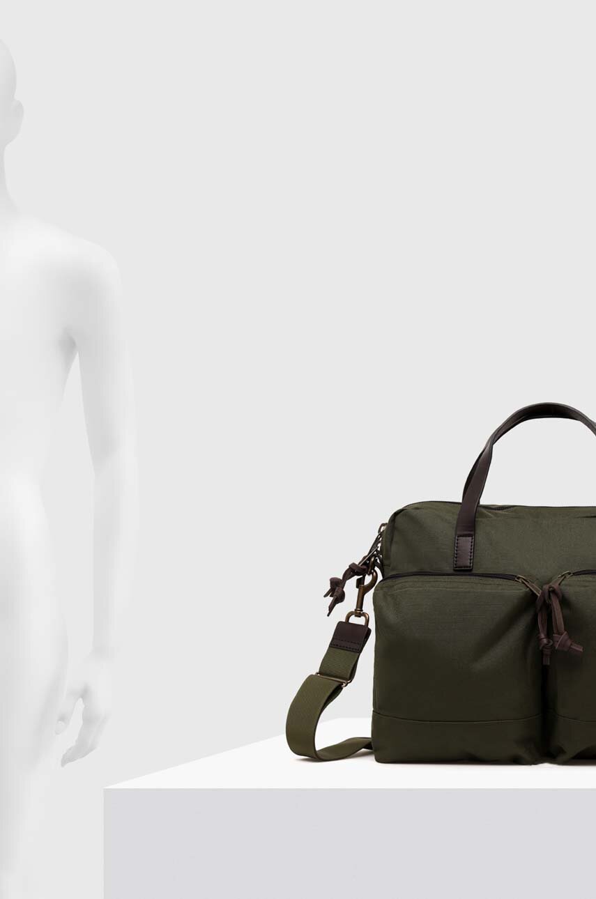 Filson laptop bag Dryden Briefcase green color FMBAG0008 buy on PRM