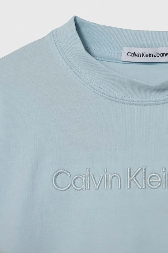 Otroška kratka majica Calvin Klein Jeans 94 % Bombaž, 6 % Elastan