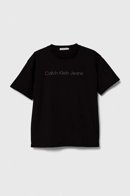 μαύρο Παιδικό μπλουζάκι Calvin Klein Jeans Για αγόρια