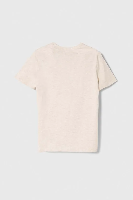 Detské bavlnené tričko Calvin Klein Jeans béžová