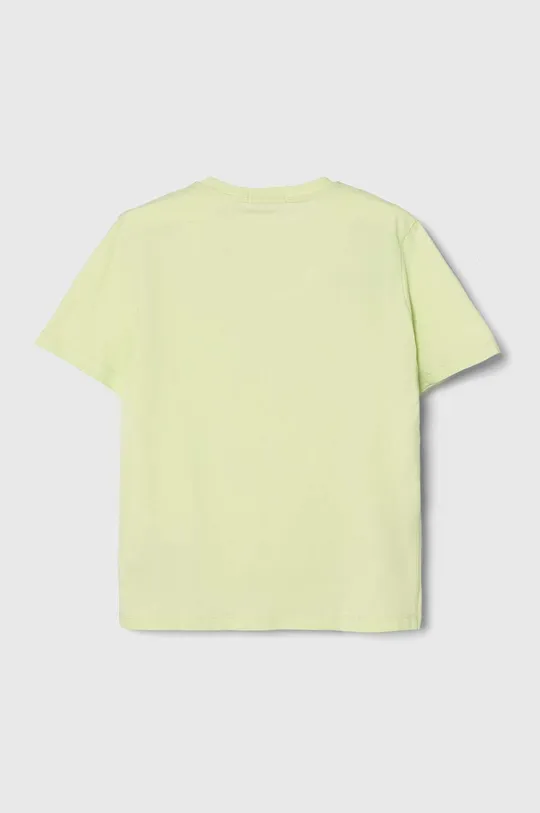 Calvin Klein Jeans gyerek pamut póló zöld