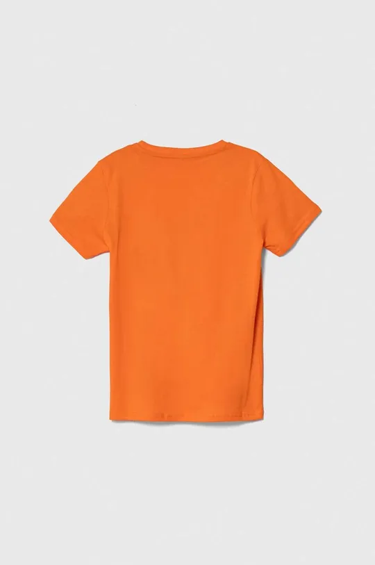Detské bavlnené tričko Guess oranžová