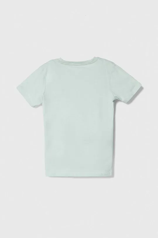 Guess t-shirt in cotone per bambini turchese