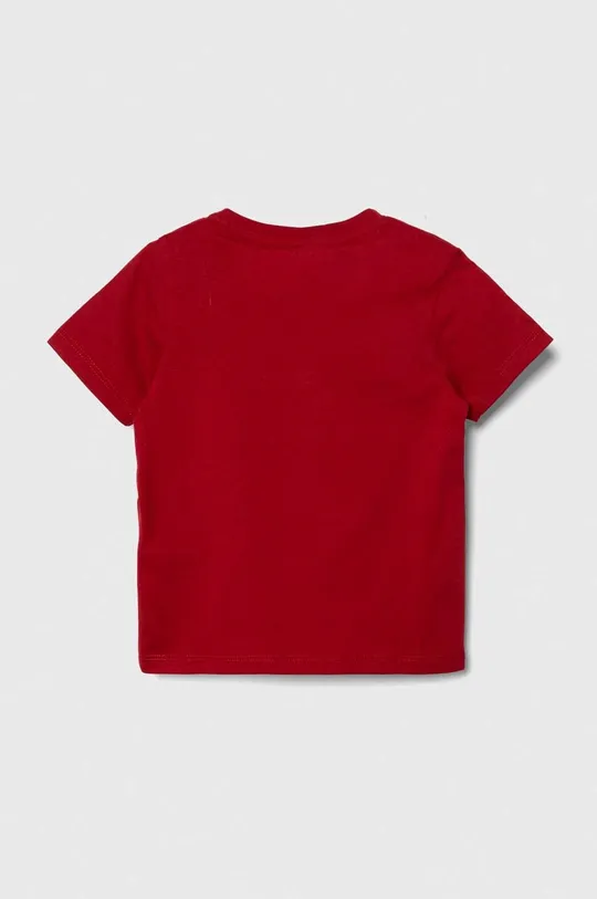 Guess t-shirt bawełniany dziecięcy czerwony