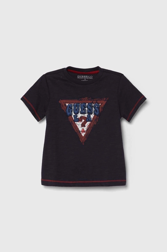 blu navy Guess t-shirt in cotone per bambini Ragazzi