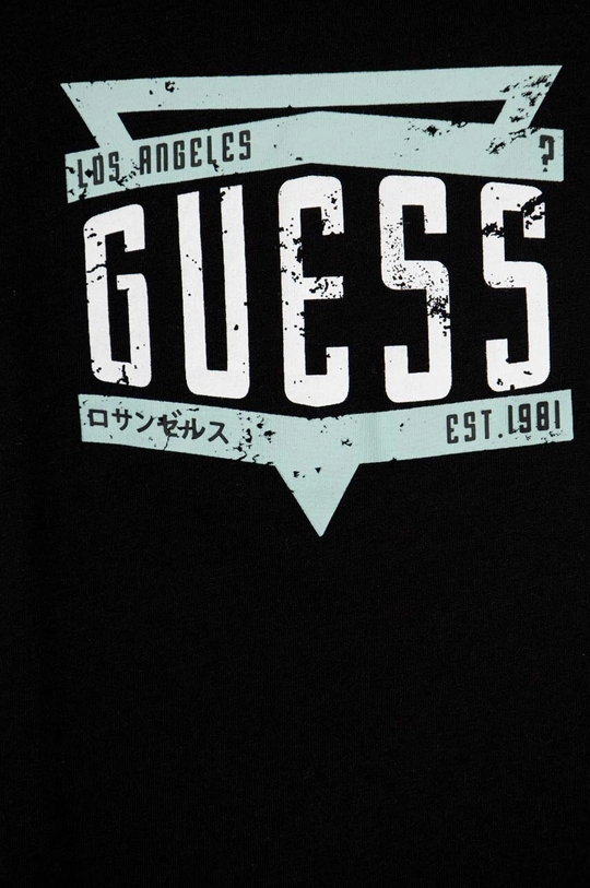 Βαμβακερό μπλουζάκι Guess 100% Βαμβάκι