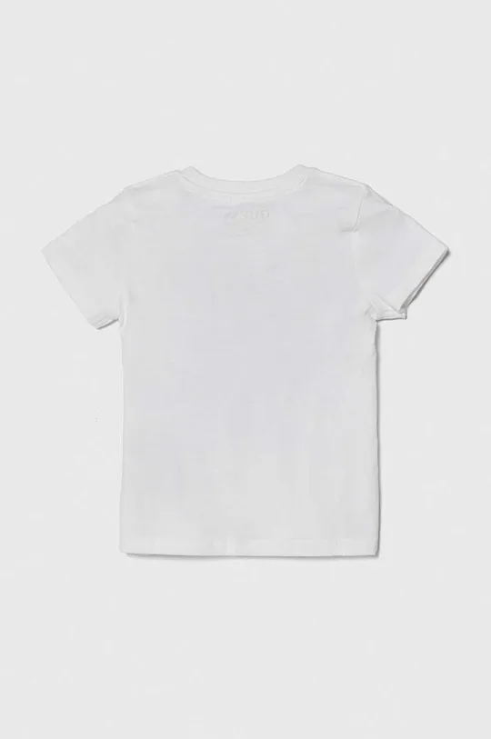 Dječja pamučna majica kratkih rukava Guess bijela
