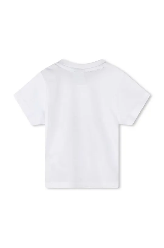 Дитяча бавовняна футболка BOSS білий