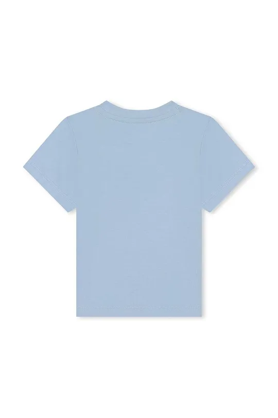 modra Otroška bombažna kratka majica BOSS Fantovski