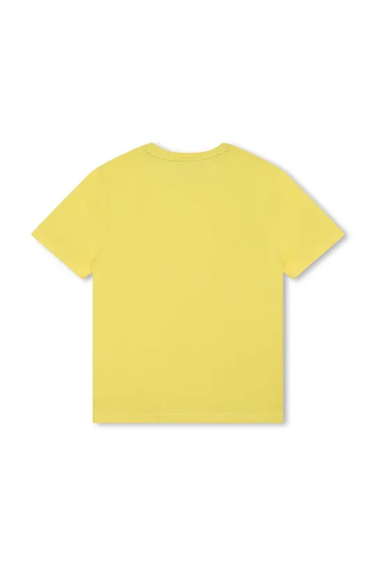 Otroška bombažna kratka majica BOSS zelena