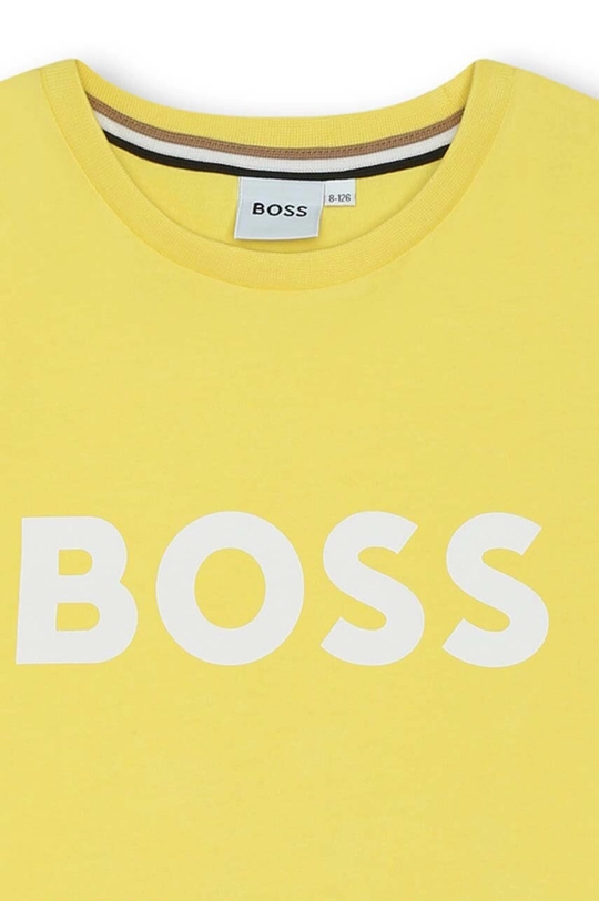 BOSS t-shirt bawełniany dziecięcy 100 % Bawełna