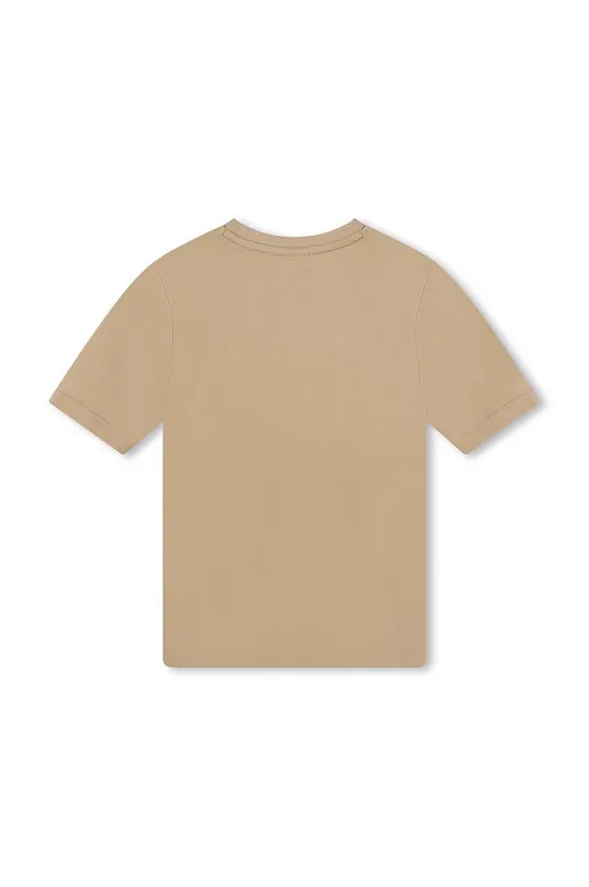BOSS t-shirt bawełniany dziecięcy beżowy
