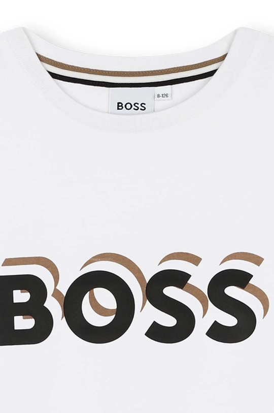 bianco BOSS t-shirt in cotone per bambini