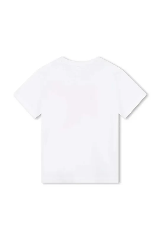 HUGO t-shirt bawełniany dziecięcy biały