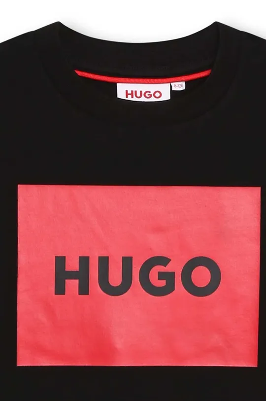 Dječja pamučna majica kratkih rukava HUGO 100% Pamuk