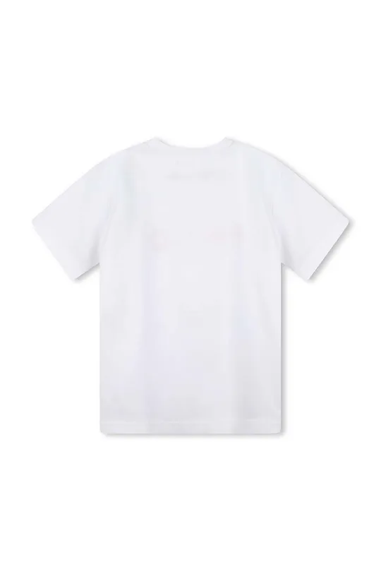 Detské bavlnené tričko HUGO biela