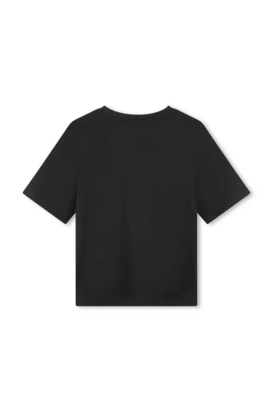 HUGO t-shirt bawełniany dziecięcy czarny