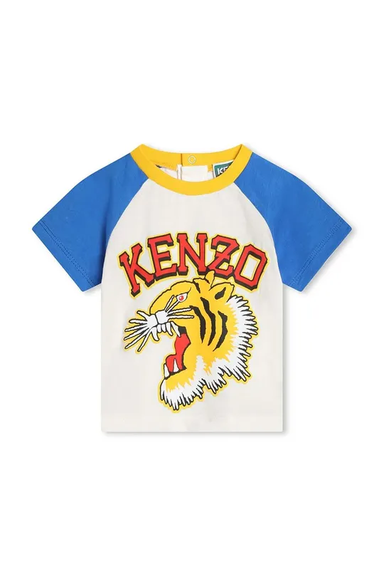fehér Kenzo Kids baba pamut póló Fiú