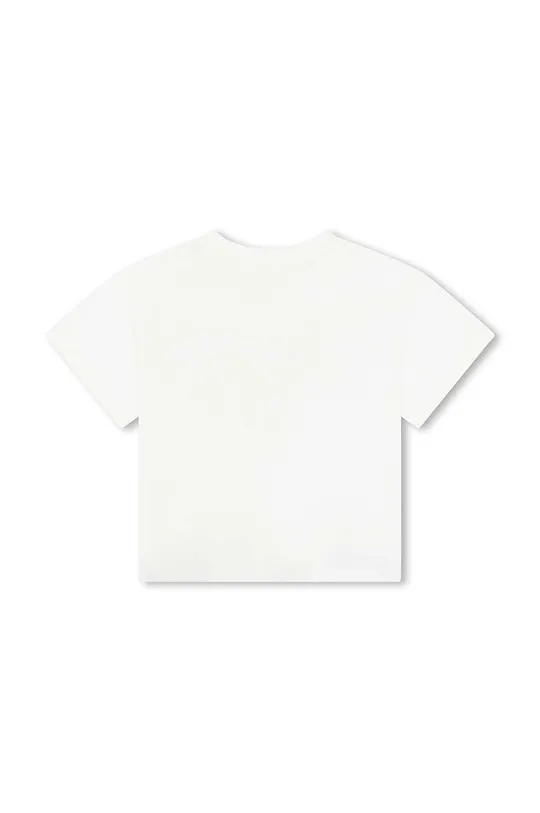 Otroška bombažna kratka majica Kenzo Kids bela