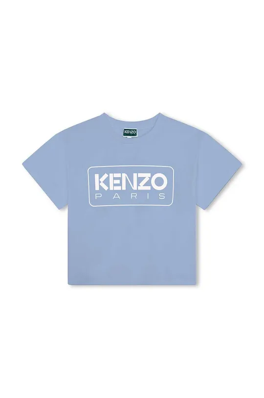 μπλε Παιδικό βαμβακερό μπλουζάκι Kenzo Kids Για αγόρια