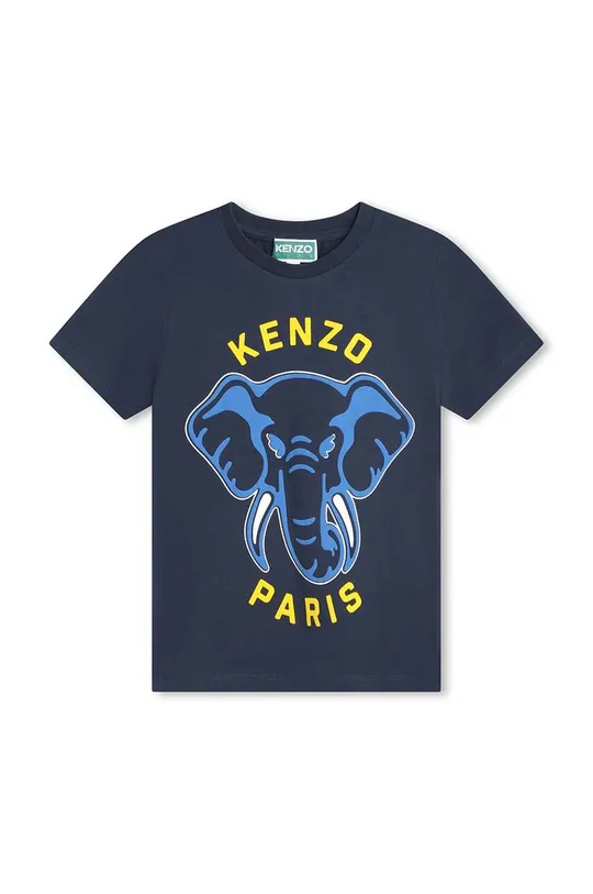 голубой Детская хлопковая футболка Kenzo Kids Для мальчиков