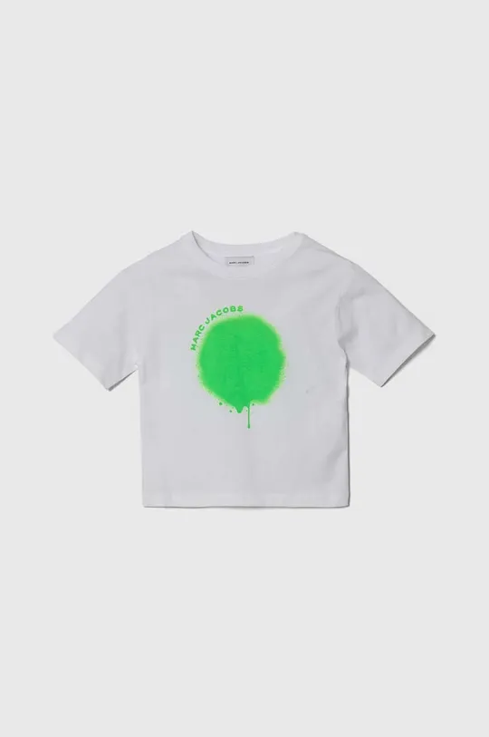 biały Marc Jacobs t-shirt bawełniany dziecięcy Chłopięcy