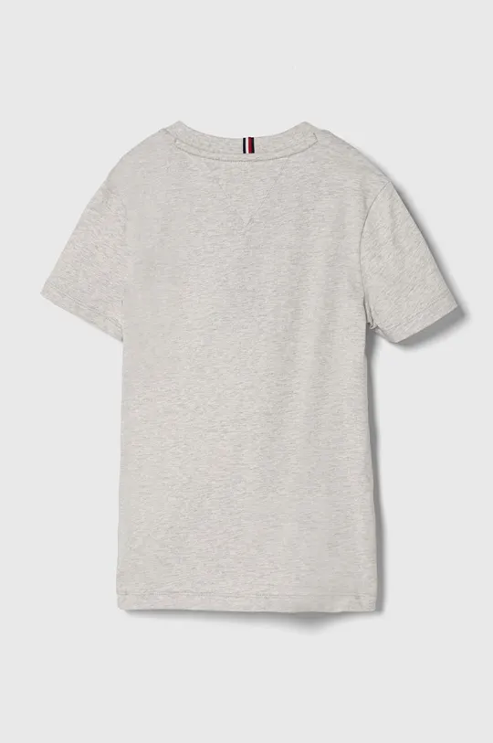 Tommy Hilfiger t-shirt bawełniany dziecięcy szary