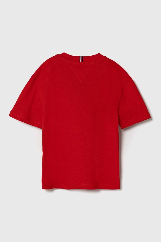 Tommy Hilfiger t-shirt bawełniany dziecięcy czerwony