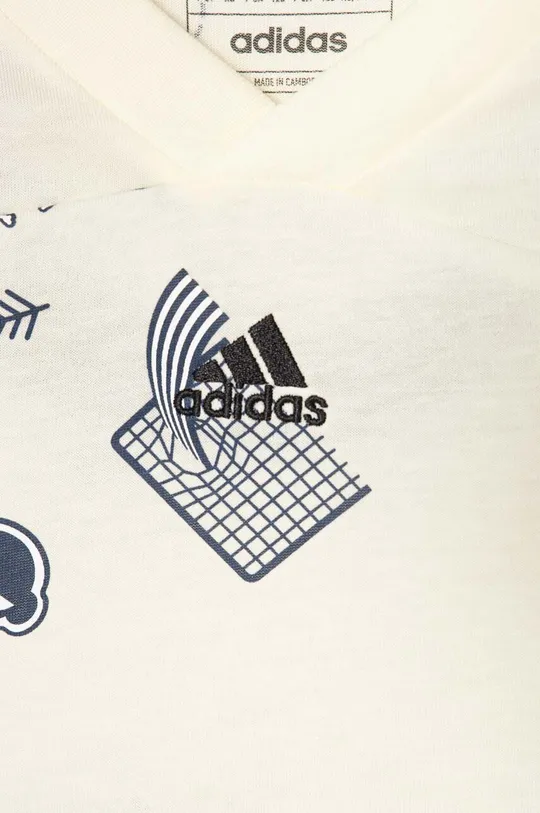 adidas t-shirt bawełniany dziecięcy 100 % Bawełna