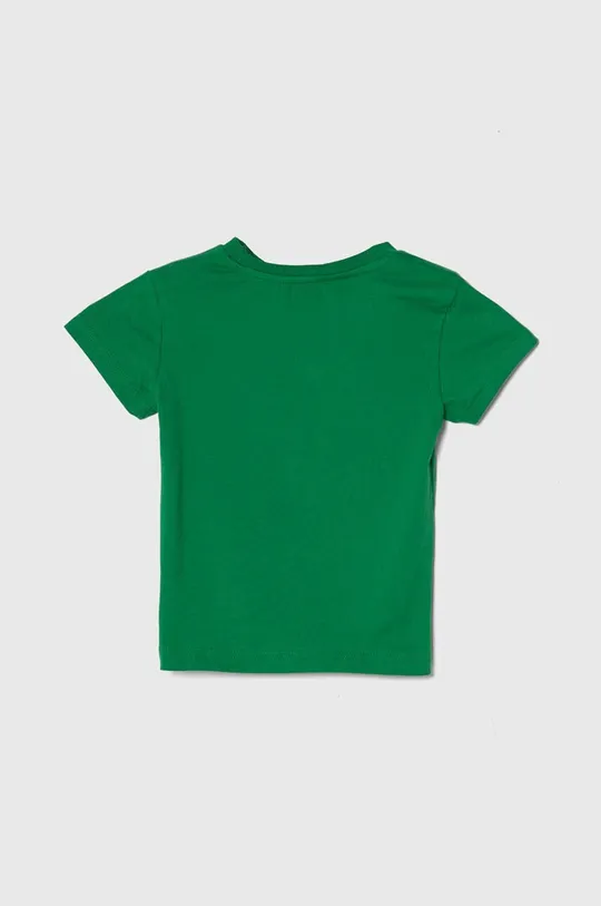 Detské bavlnené tričko adidas Originals TREFOIL zelená