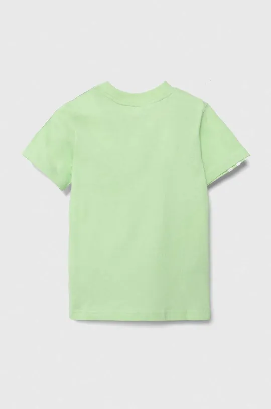 adidas t-shirt bawełniany dziecięcy zielony