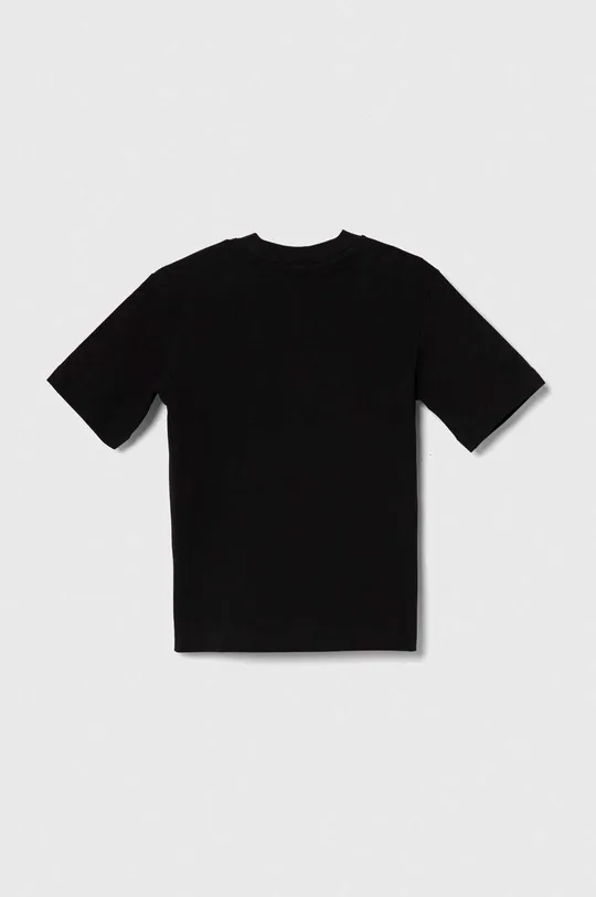 adidas t-shirt bawełniany dziecięcy czarny