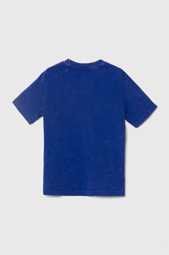 adidas t-shirt bawełniany dziecięcy niebieski