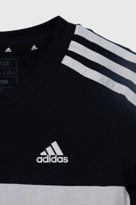 Otroška bombažna kratka majica adidas 100 % Bombaž