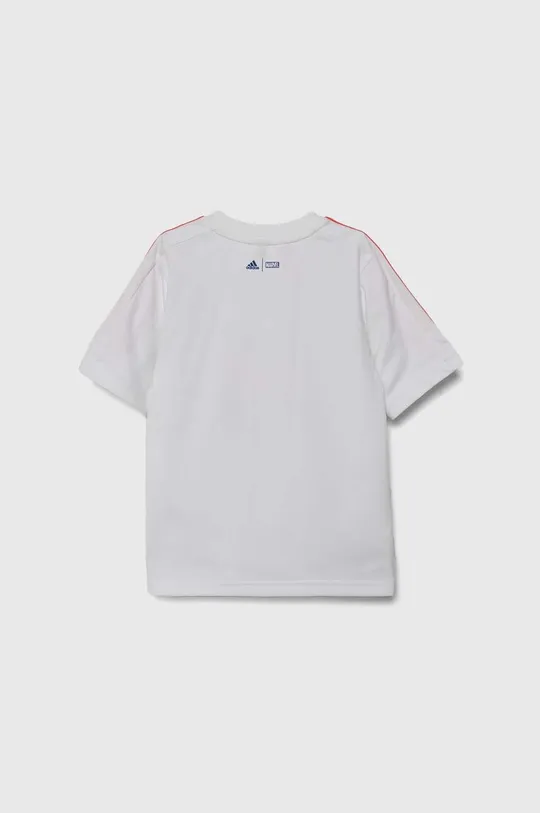 Παιδικό μπλουζάκι adidas x Marvel λευκό