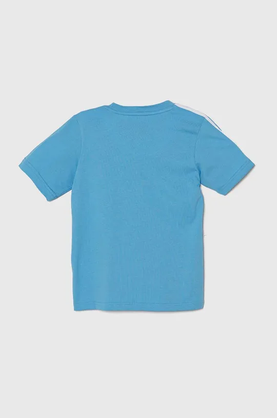 Детская хлопковая футболка adidas голубой