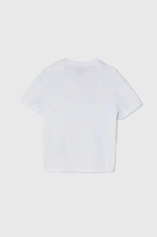 Dječja pamučna majica kratkih rukava EA7 Emporio Armani bijela
