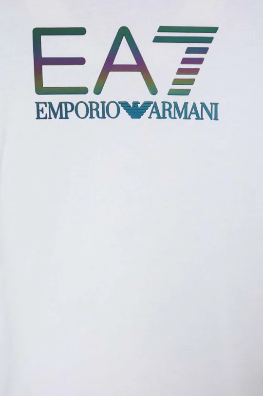 Otroška bombažna kratka majica EA7 Emporio Armani 100 % Bombaž